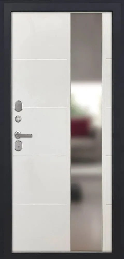 Товар Дверь ДвериПРО Термо серебро ФЛЗ-649 Капучино (зеркало) DPRO227846