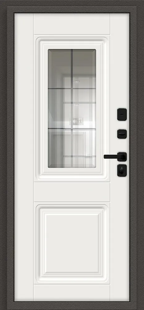 Товар Дверь Thermo Шелтер СДР/SBlack Старк шоколад/White Sand BR6420